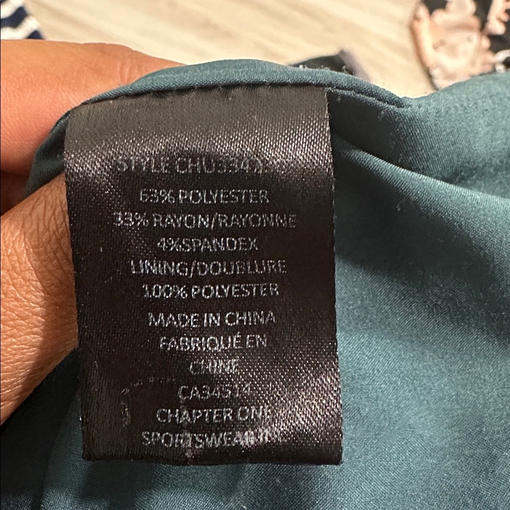 Nicole Miller Women’s Deep Teal Blazer Size L - Picture 5 of 6